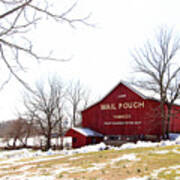 Mail Pouch Tobacco Barn Art Print