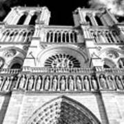 Majestic Notre Dame Our Lady Of Paris Art Print
