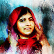 Malala Yousaf Zai 21 Art Print
