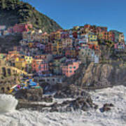 Manarola In Cinque Terre Art Print