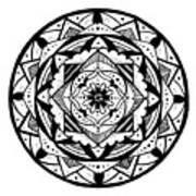 Mandala #3 - Lacy Layers Art Print