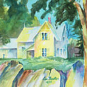 Marblehead Cottage Art Print