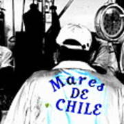 Mares De Chile ... Blue Art Print