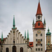 Marienplatz Munich Art Print