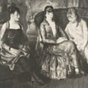 Marjorie, Emma And Elsie Art Print
