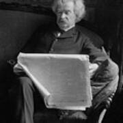 Mark Twain - American Author And Humorist Art Print