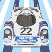 Martini Porsche 917 Art Print