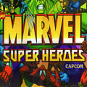 Marvel Super Heroes Art Print