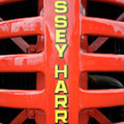 Massey Harris Red Tractor Rib Cage Art Print