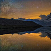 Matterhorn Milky Way Reflection Art Print