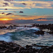 Maui Sunset At Secret Beach Art Print
