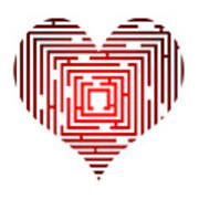 Maze In The Heart Art Print