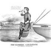 Mcclellan The Gunboat Candidate Art Print