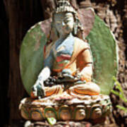 Medicine Buddha With Offerings Art Print