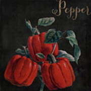 Medley Red Pepper Art Print