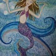 Mermaid Bubble Art Print