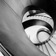 Metal Spiral Staircase London Art Print