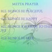 Metta Prayer Art Print