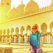 Middle East Tourism Concept Art Print