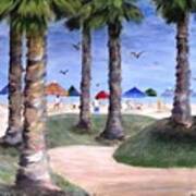 Mike's Hermosa Beach Art Print