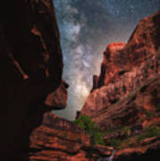 Mill Creek Milky Way Art Print