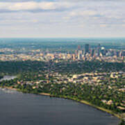 Minneapolis Aerial View 3 Art Print