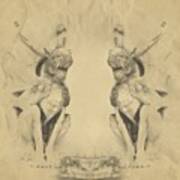 Mirrored Gargoyles Art Print
