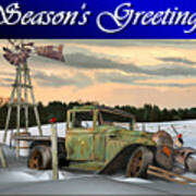 Model A Season's Greetings Art Print