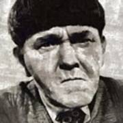 Moe Howard, Vintage Entertainer Art Print