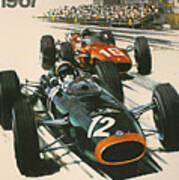 Monaco Grand Prix 1967 Art Print