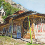 Monastery Of The Holy Transfiguration Of God  Bulgaria Art Print