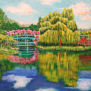 Monet's Summer Garden Art Print