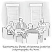 Money Laundering And Pornography Art Print