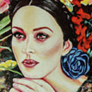 Monica Bellucci Art Print