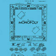 Monopoly Original Patent Art Drawing T-shirt Art Print