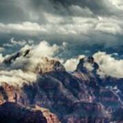 Monsoon Clouds Grand Canyon Art Print