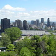 Montreal View From Mcgill Residences Art Print