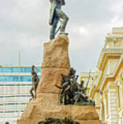 Monument To Mariscal Sucre In  Guayaquil, Ecuador Art Print