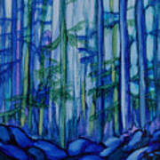 Moonlit Forest Art Print