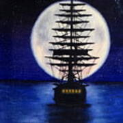 Moon Voyage Art Print
