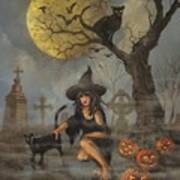 Moon Witch Art Print