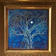 Moonlit Tree Art Print