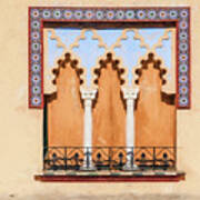 Moorish Window Ii Art Print