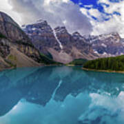 Moraine Lake Panorama Art Print