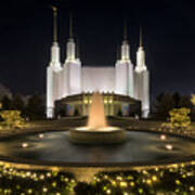 Mormon Temple Art Print