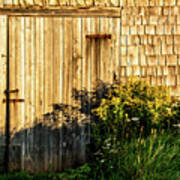 Morning Barn Doorway Art Print