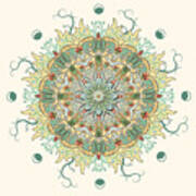 Morris Artful Garden Mandala Art Print