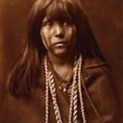 Mosa, Mohave Girl, By Edward S. Curtis, 1903 Art Print