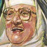 Mother Angelica Laughs Art Print