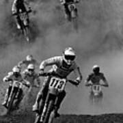 Motocross Racing Art Print